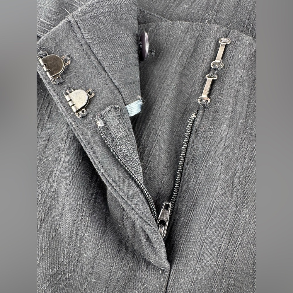 Calson Pin Stripe Black Dress Pants - Picture 4 of 6